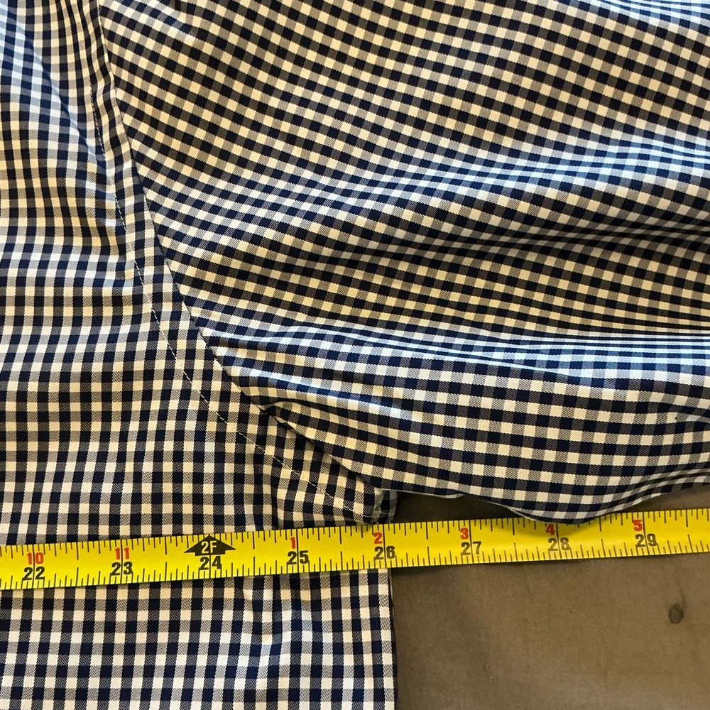 Peter Millar Checkered Black/White Men’s Dress Shirt Size 2XL - Picture 4 of 6